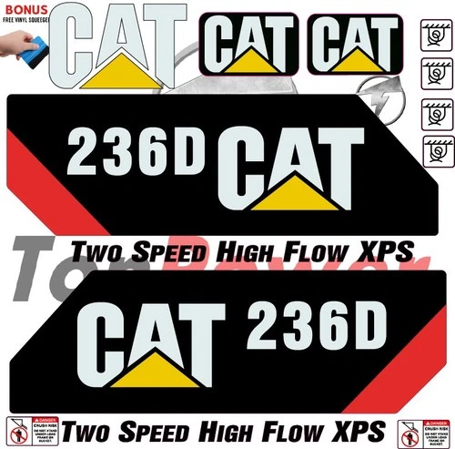 Fits Caterpillar 226D Skid Steer Sticker and Decal Kit