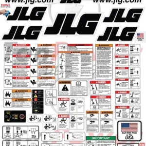 Fits JLG 3246ES Scissor Lift Sticker and Decal Kit