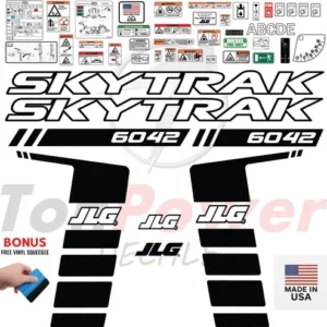 Fits JLG 6042 Telehandler Sticker and Decal Kit