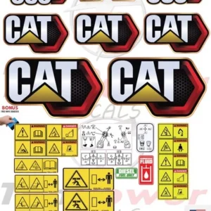 Fits caterpillar 303 CR Decal Kit MINI EXCAVATOR