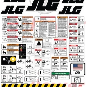 JLG 1930ES Scissor Lift Sticker and Decal Kit