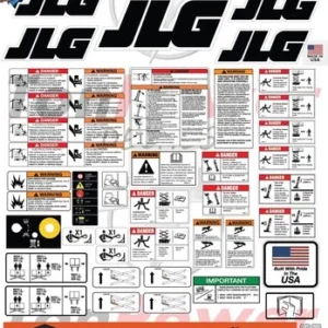JLG 2646ES PRO-FIT Scissor Lift Sticker and Decal Kit