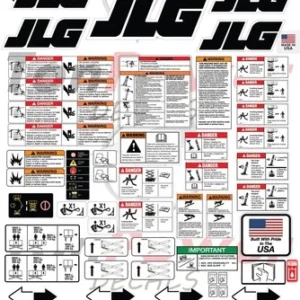 JLG 3246ES PRO-FIT Scissor Lift Sticker and Decal Kit