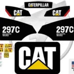 caterpillar-297c-skid-steer-sticker-and-decal-kit-high-flow-xps-two-speed