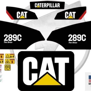 Fits Caterpillar 289C Decal Kit Skid Steer