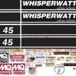 multiquip-45-sticker-and-decal-kit-super-silent