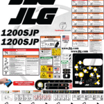 Fits JLG 1200SJP Decal Kit Boom Lift Stickers