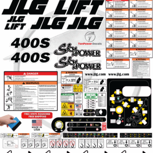 Fits JLG 400S Scissor Lift Sticker and Decal Kit