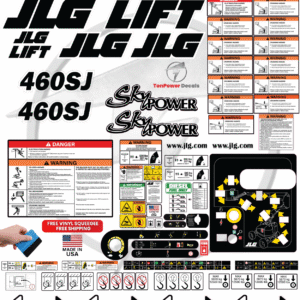 Fits JLG 460SJ Scissor Lift Sticker and Decal Kit