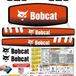 Fits Bobcat 329 Mini Excavator Sticker and Decal Kit