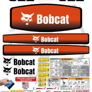 Fits Bobcat 322 Mini Excavator Sticker and Decal Kit