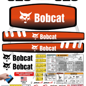 Fits Bobcat 329 Mini Excavator Sticker and Decal Kit