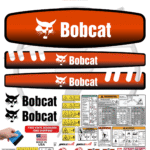 Fits Bobcat 334 Decal Kit Mini Excavator Stickers