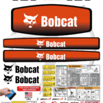 Fits Bobcat 323 Mini Excavator Sticker and Decal Kit