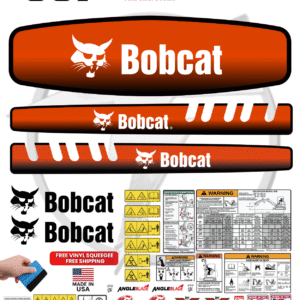 Fits Bobcat 337 Decal Kit Mini Excavator Stickers