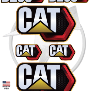 Fits Caterpillar D250GC Generator Sticker and Decal Kit