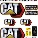 Fits Caterpillar 272D3 Decal Kit Skid Steer Stickers