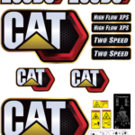 Fits Caterpillar 299D3 Decal Kit Skid Steer Stickers