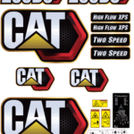Fits Caterpillar 259B3 Decal Kit Skid Steer Stickers
