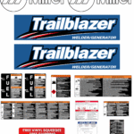 Fits Miller Trailblazer Full Decal Kit Generator Welder Stickers