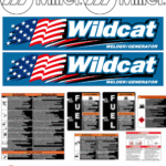 Fits Miller Wildcat Bobcat Full Decal kit Generator Welder Stickers