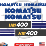 Fits Komatsu HM400 Decal Kit Articulated Dump Truck Stickers