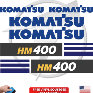 Fits Komatsu HM400 Decal Kit Articulated Dump Truck Stickers