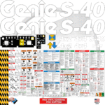 Fits Genie S-40 Decal Kit Boom Lift Stickers