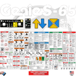 Fits Genie S-65 Decal Kit Boom Lift Stickers
