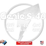 Fits Genie S-40 Main Decals Boom Lift Stickers