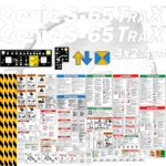 Fits Genie S-65 TRAX Decal Kit Boom Lift Stickers