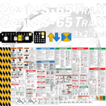 Fits Genie S-65 Decal Kit Boom Lift Stickers