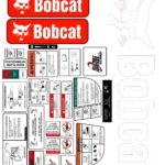 Fits Bobcat T190 Decal Kit Skid Steer Stickers