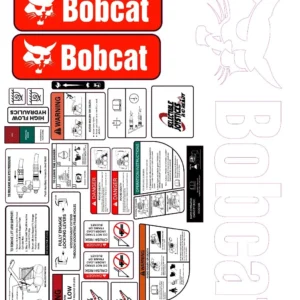 Fits Bobcat T190 Decal Kit Skid Steer Stickers