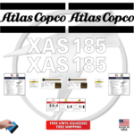 Fits Atlas Copco XAS 185 Decal Kit Generator Stickers