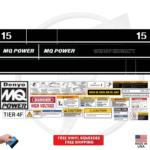 Fits Multiquip 15 Decal Kit Generator Stickers - MQ POWER
