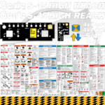 Fits Genie S-45 High Reach Decal Kit Boom Lift Stickers