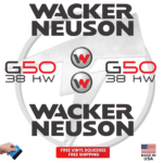 Fits Wacker Neuson G50 38KW Decal Kit Genetor Stickers