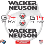 Fits Wacker Neuson G14 14KW Decal Kit Genetor Stickers
