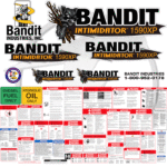 Fits Brush Bandit Wood Chipper Model 1590 XP Decal Kit - Bandit 1590 XP Stickers