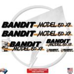 Fits Brush Bandit Wood Chipper Model 150 XP Decal Kit - Bandit 150 XP Stickers