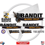 Fits Brush Bandit Wood Chipper Model 280 XP Decal Kit - Bandit 280 XP Stickers