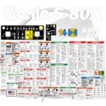 Fits Genie S-80X Decal Kit Boom Lift Stickers