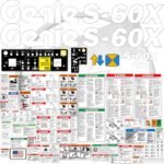Fits Genie S-60X Decal Kit Boom Lift Stickers